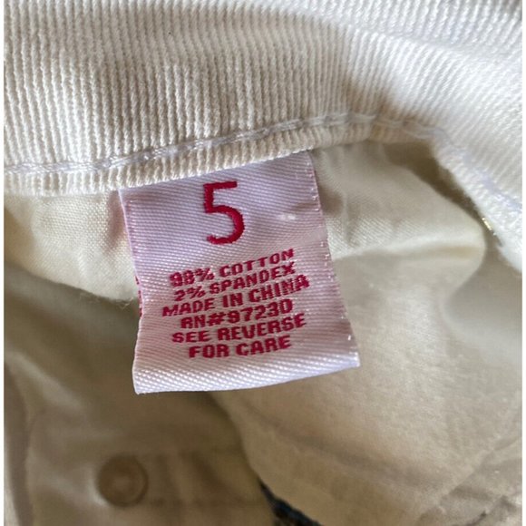 Almost Famous Womens White Shorts Distressed Size 5 READ DESCRIPTION - Picture 11 of 12